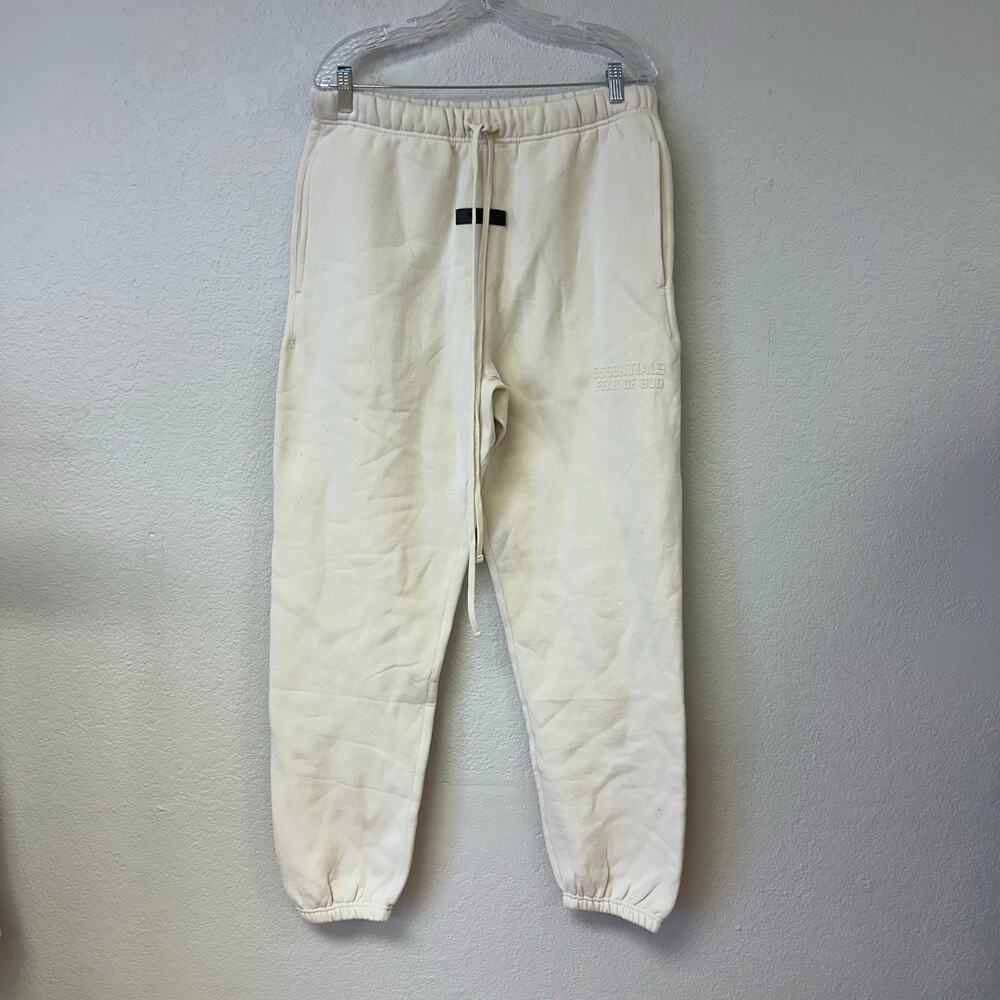 Fear of God Essentials Relaxed Sweatpants Off White Size Large